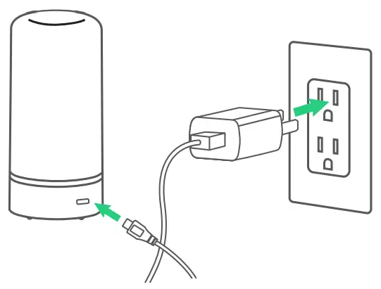 mojilife 110323 AirMoji Device - plugged