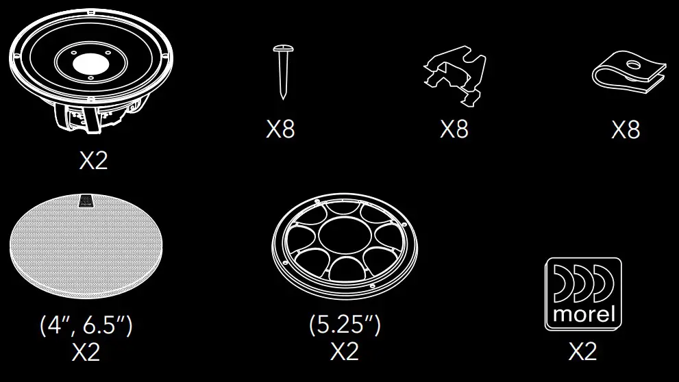 morel Hybrid Integra 42 Speakers - parts 2