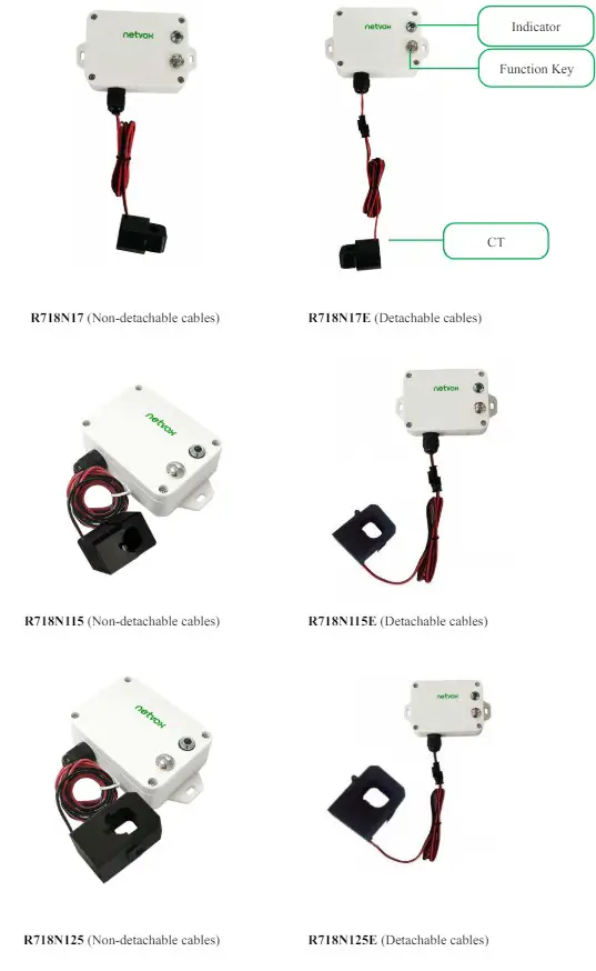 netvox R718N17 Wireless Single Phase Current Meter - Appearance
