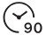omega ODWIS6015X 60cm Semi Integrated Dishwasher - 90 min