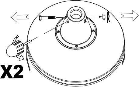 overstock F6297 1 Ceiling Fan - 3