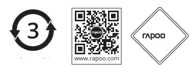 rapoo VT9 Series Ultra Lightweight Dual Modes Wired Wireless Gaming Mouse - icon5