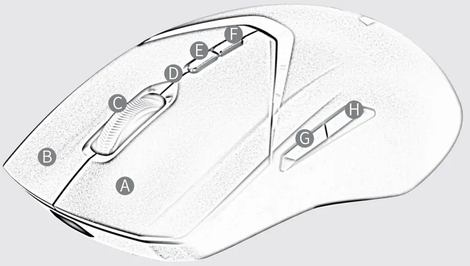rapoo VT9 Series Ultra Lightweight Dual Modes Wired Wireless Gaming Mouse - mouse