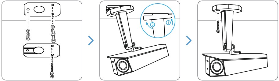 reolink P750 16MP PoE Outdoor Camera - Mount the Camera 4