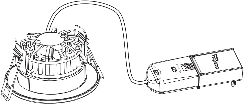 saxby lighting 102630 SHIELDPRO 4CCT Tri Wattage 8W Downlight