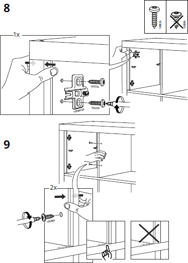 screw hinges parts