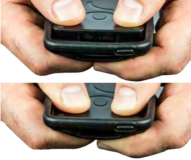 socket mobile DS800 Linear Barcode Sled Scanner - DuraCase 2