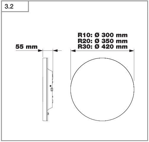 steinel RS PRO CONNECT R20 Q Sensor Switched LED Indoor Light - overview 2