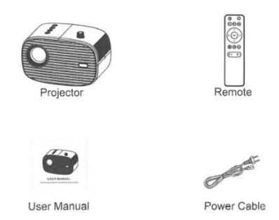 tekkiwear K3 LCD Projector User Manual - PACKING LIST