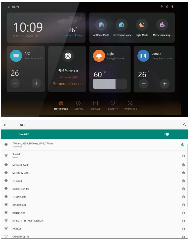 tuya S9E Smart Home Devices Control Panel - drawings3