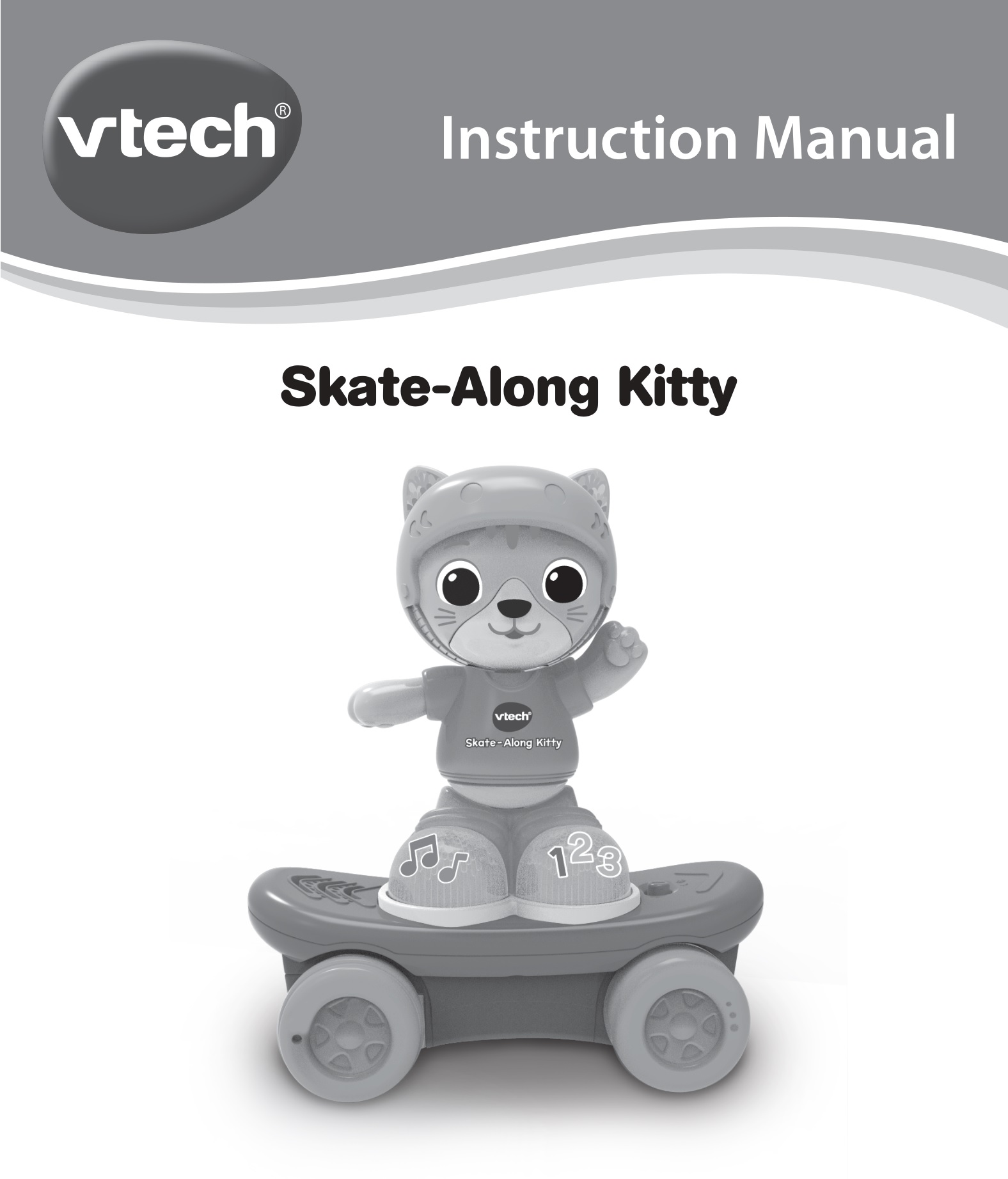 vtech 222 Skate Along Kitty Instruction Manual