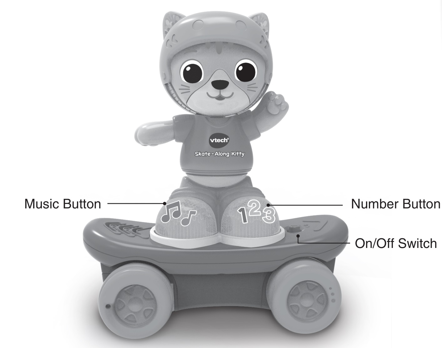 vtech 222 Skate Along Kitty - Overview