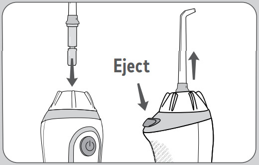 waterpik WP 580 Series Water Flosse - Eject
