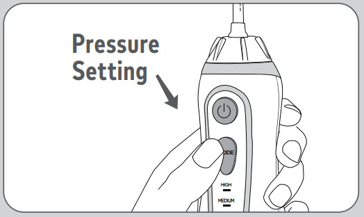 waterpik WP 580 Series Water Flosse - Pressure