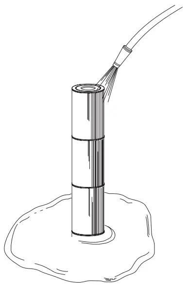 waterway 570 0325 Cartridge Filter System - CLEANING