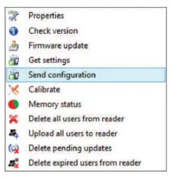 Send Configuration