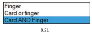 Card and Finger