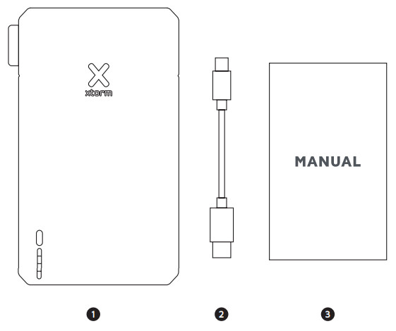 xtorm XE1201 Essential Power Bank - LED POWER 1